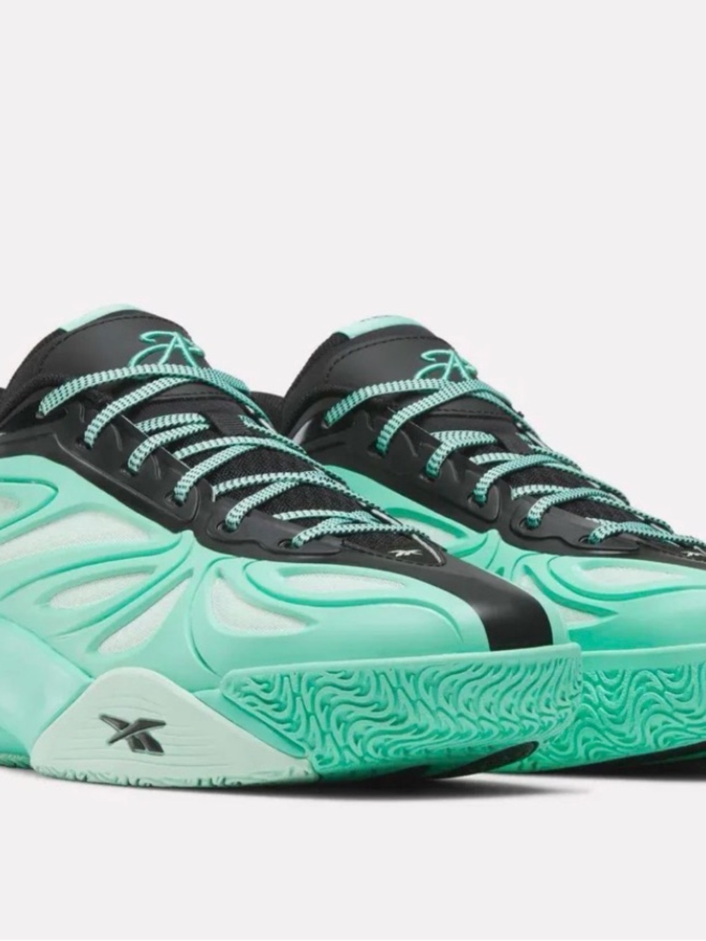 Reebok Men’s Sneakers in Mint Green and Black